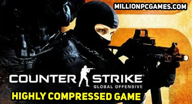 Counter-Strike Global Offensive Highly Compressed PC Game Free Download (2025) showing intense FPS combat between Counter-Terrorists and Terrorists with HD graphics, realistic lighting, and tactical gameplay — optimized for low-end PCs and fast installation — Counter Strike Global Offensive Highly Compressed PC Game Free Download (2025) full version for Windows 7, 8, 10, and 11.